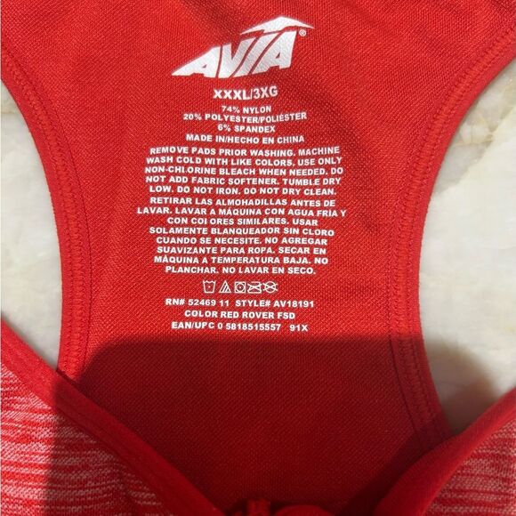 Avta sports bra with zip front - Picture 4 of 4